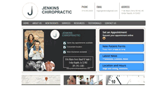 Desktop Screenshot of jenkinschiroandwellness.com